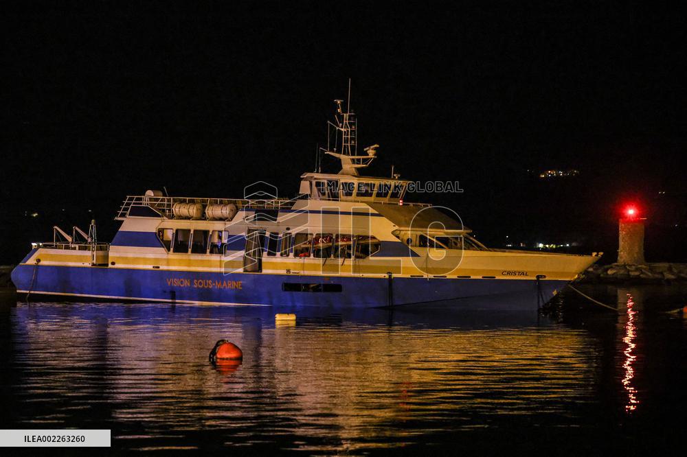 Explosion On A Sea Cruise Boat In Calvi - Corsica
