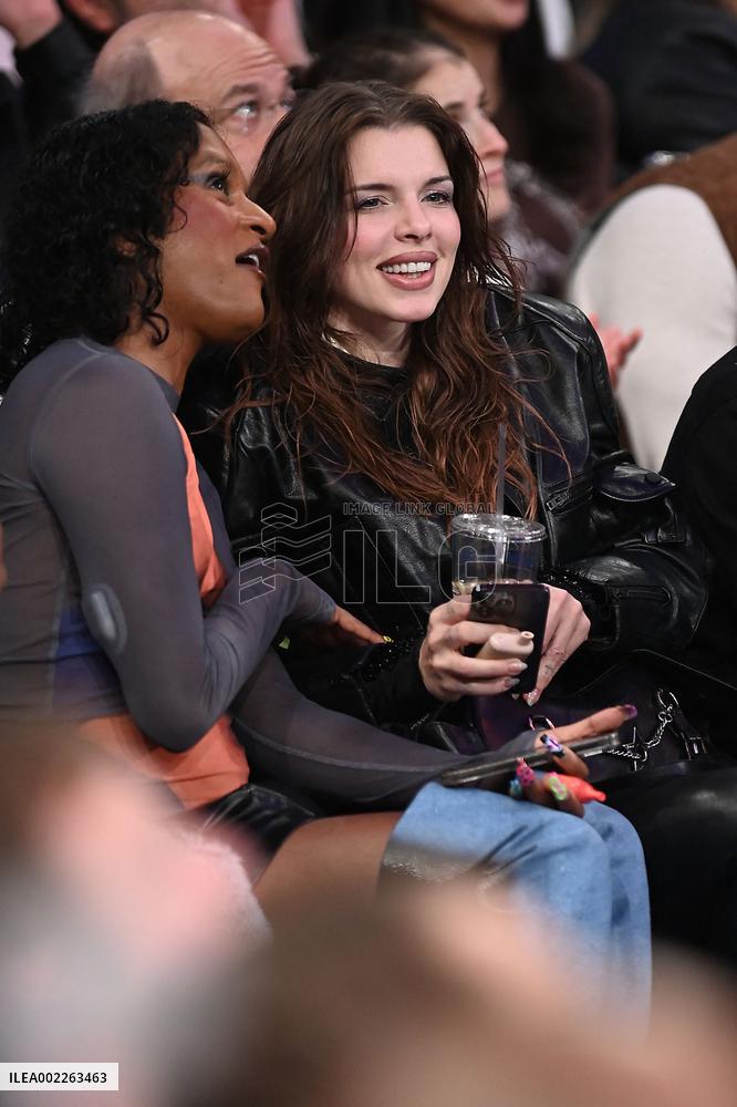 Demi Lovato And Julia Fox At Indiana Pacers V NY Knicks - NYC