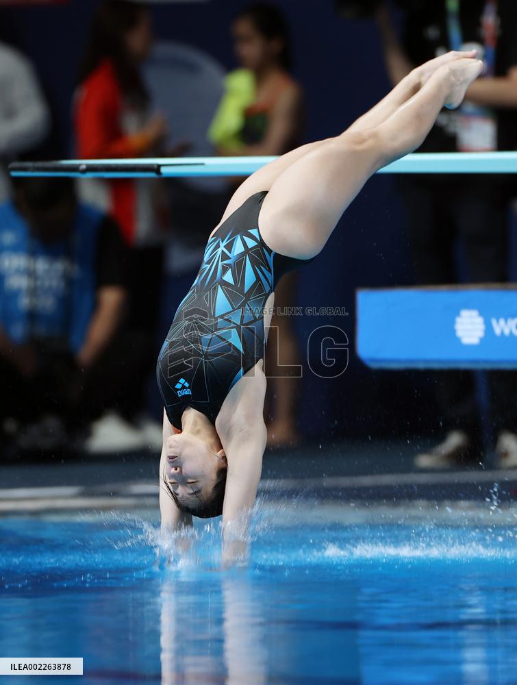 (SP)QATAR-DOHA-DIVING-WORLD AQUATICS CHAMPIONSHIPS-WOMEN'S 1M SPRINGBOARD