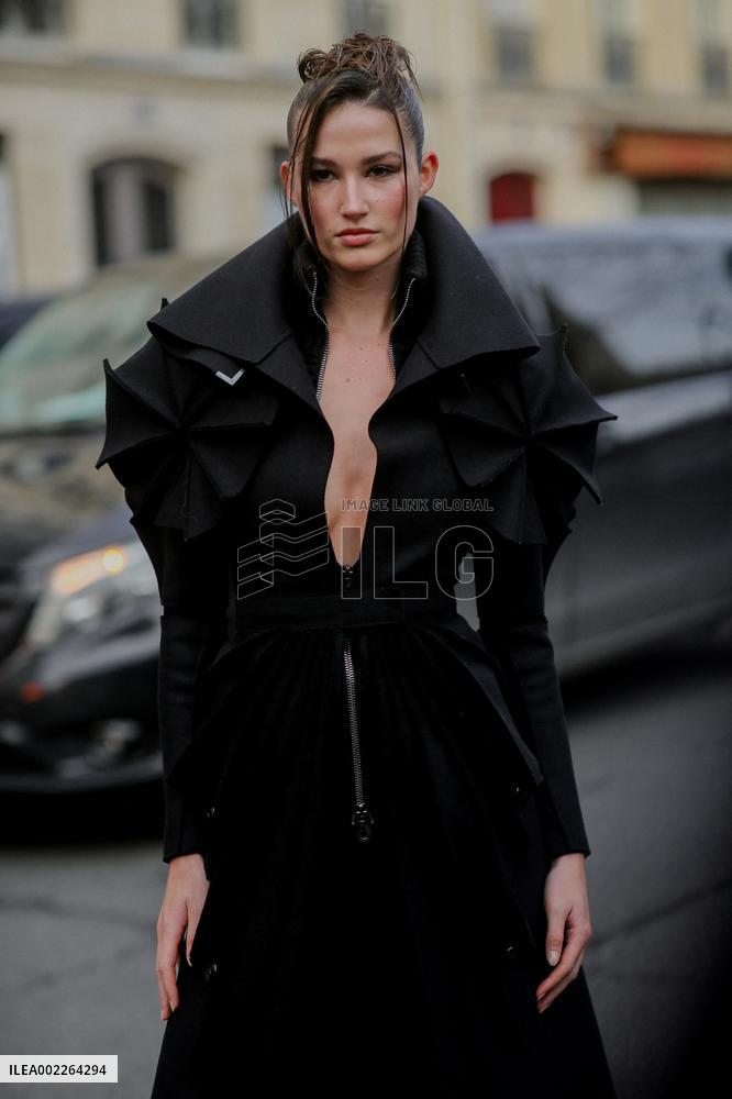 PFW - Street Style At Viktor and Rolf