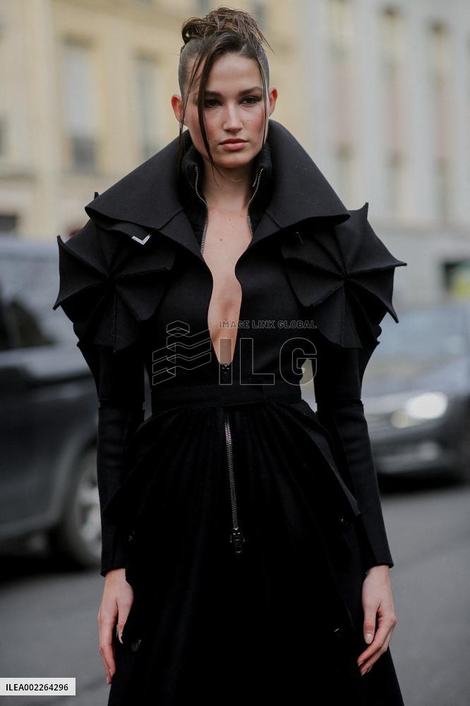 PFW - Street Style At Viktor and Rolf