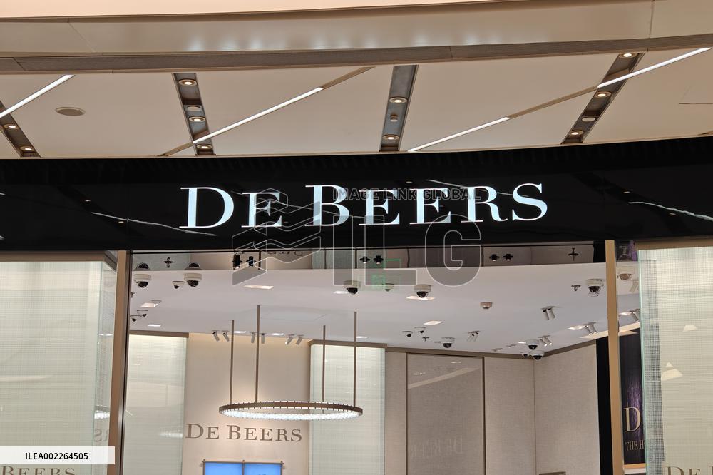 A De Beers Diamond Jewelry Store in Shanghai
