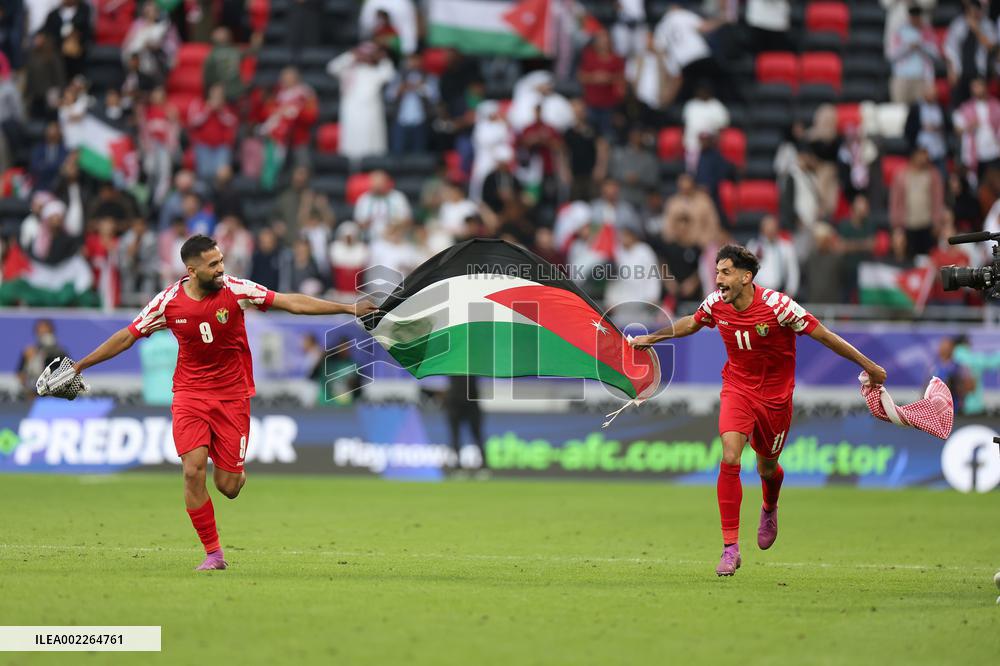 (SP)QATAR-DOHA-FOOTBALL-AFC ASIAN CUP-TAJIKISTAN VS JORDAN