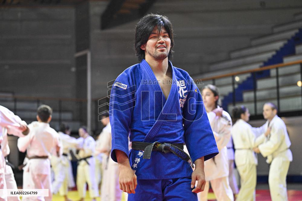 Shohei Ono At The Institut Du Judo - Paris