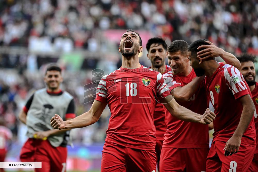 (SP)QATAR-DOHA-FOOTBALL-AFC ASIAN CUP-TAJIKISTAN VS JORDAN
