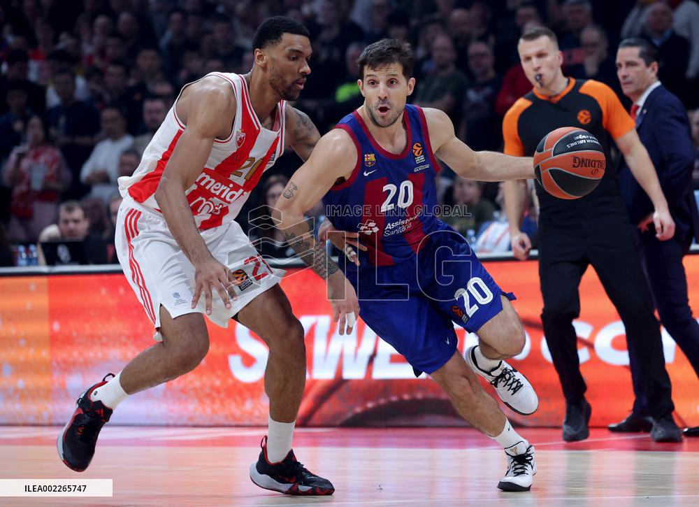 (SP)SERBIA-BELGRADE-BASKETBALL-EUROLEAGUE-CRVENA ZVEZDA VS BARCELONA