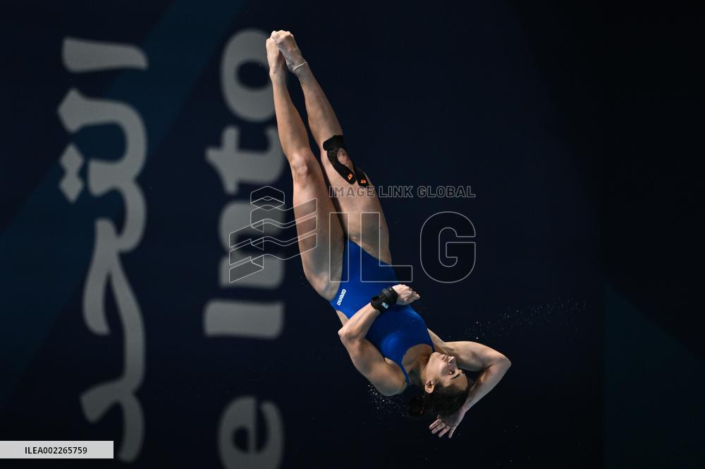 (SP)QATAR-DOHA-DIVING-WORLD AQUATICS CHAMPIONSHIPS-WOMEN 1M SPRINGBOARD