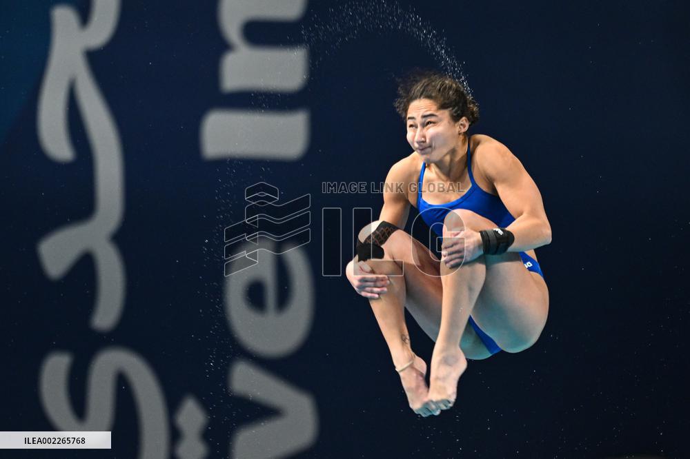 (SP)QATAR-DOHA-DIVING-WORLD AQUATICS CHAMPIONSHIPS-WOMEN 1M SPRINGBOARD