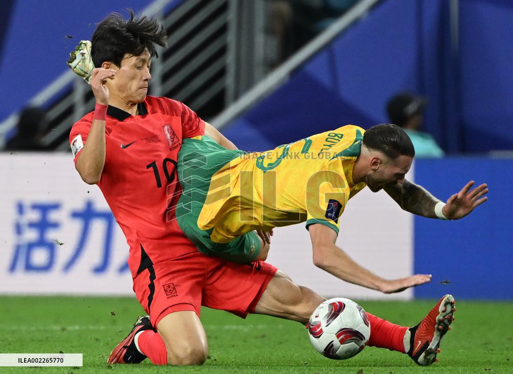 (SP)QATAR-DOHA-FOOTBALL-AFC ASIAN CUP-AUS VS KOR