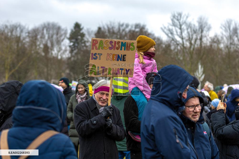 Protest Against AFD Right Wing Party - Berlin