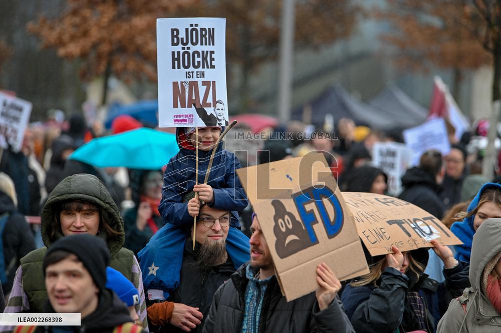 Protest Against AFD Right Wing Party - Berlin