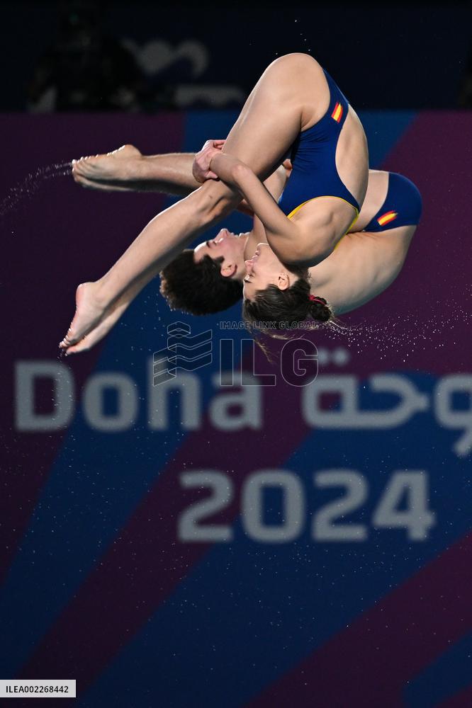 (SP)QATAR-DOHA-DIVING-WORLD AQUATICS CHAMPIONSHIPS-MIXED 10M SYNCHRONISED