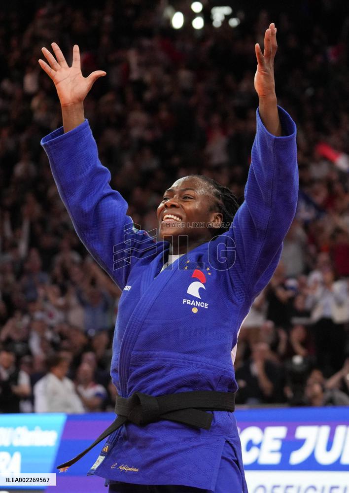 Judo - Paris Grand Slam - Clarisse Agbegnenou Wins Her 7th Victory