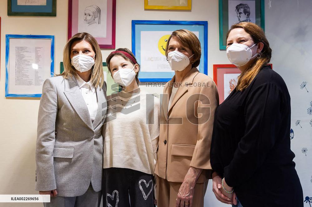 Ukraine's First Lady Olena Zelenska Visit To Germany