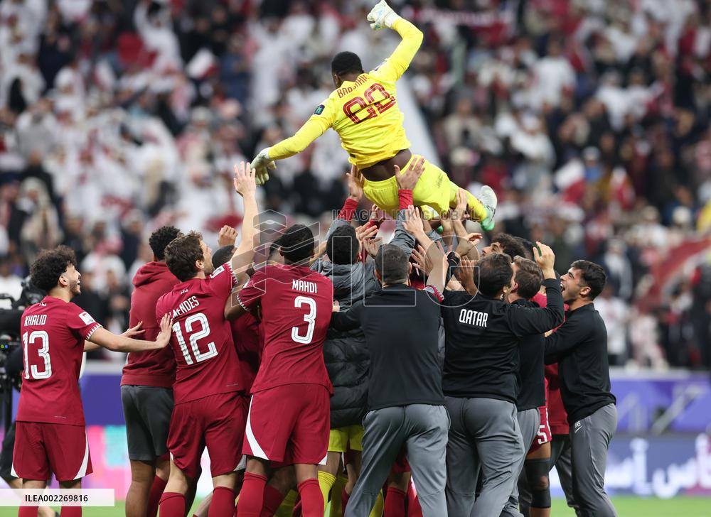 (SP)QATAR-DOHA-FOOTBALL-AFC ASIAN CUP-UZBEKISTAN VS QATAR