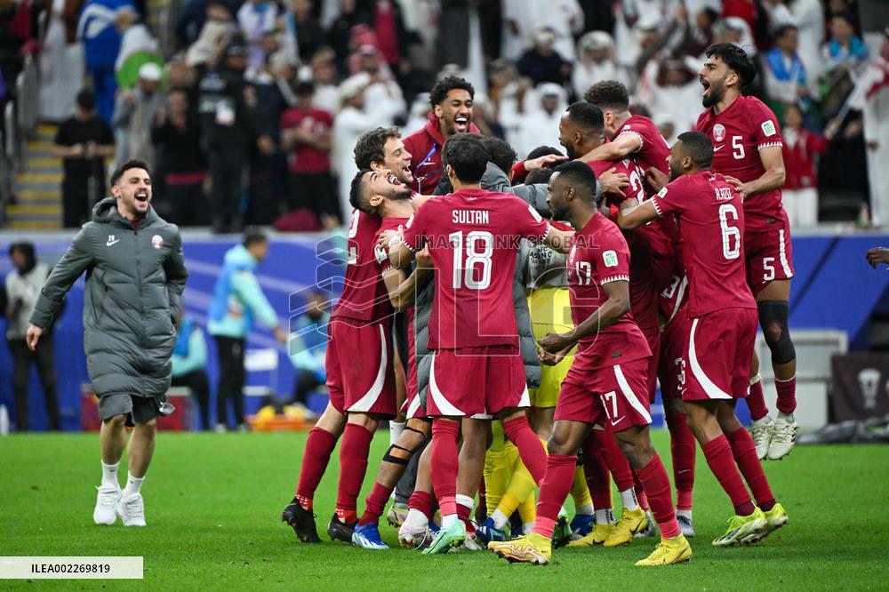 (SP)QATAR-DOHA-FOOTBALL-AFC ASIAN CUP-UZBEKISTAN VS QATAR