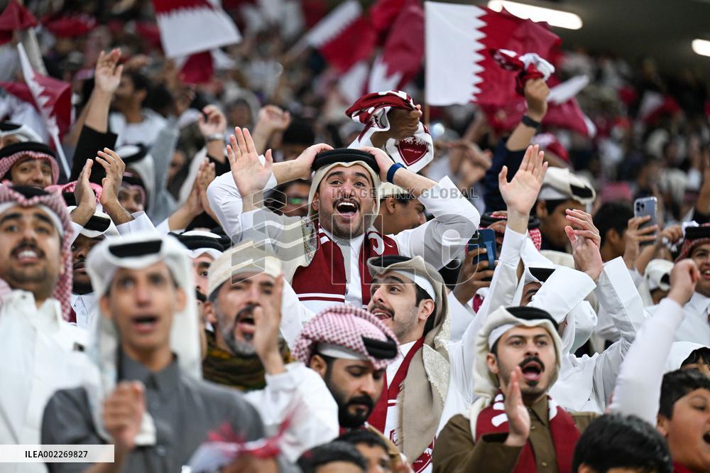 (SP)QATAR-DOHA-FOOTBALL-AFC ASIAN CUP-UZBEKISTAN VS QATAR