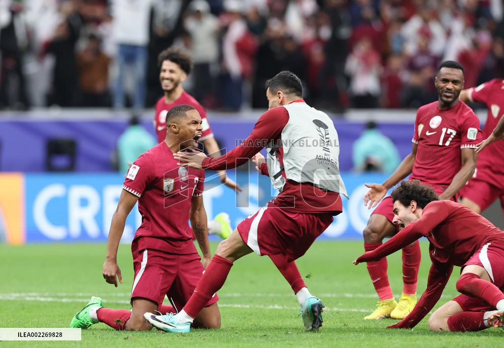 (SP)QATAR-DOHA-FOOTBALL-AFC ASIAN CUP-UZBEKISTAN VS QATAR