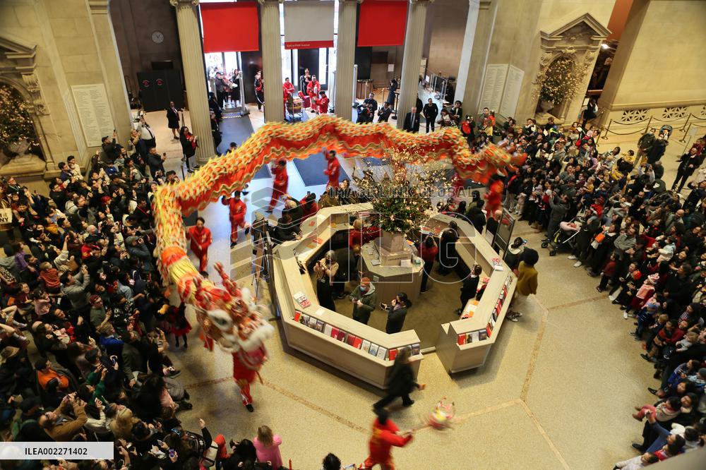 U.S.-NEW YORK-METROPOLITAN MUSEUM OF ART-CHINESE NEW YEAR-CELEBRATIONS