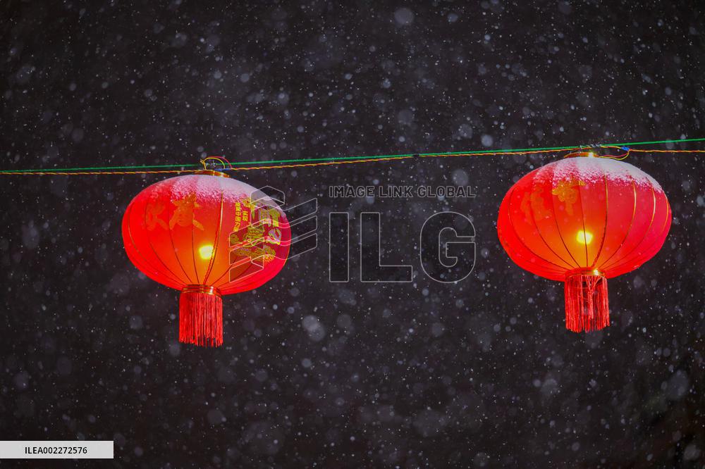 Snow Scenery in Qingdao