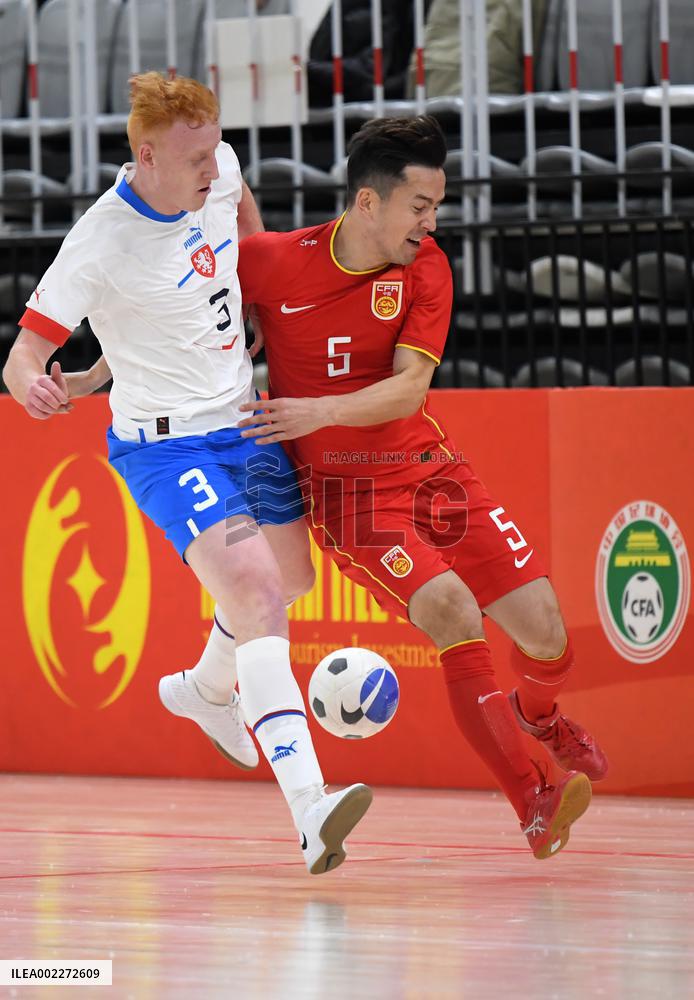 (SP)CHINA-YULIN-FOOTBALL-FUTSAL INTERNATIONAL TOURNAMENT 2024-CHN VS CZE (CN)
