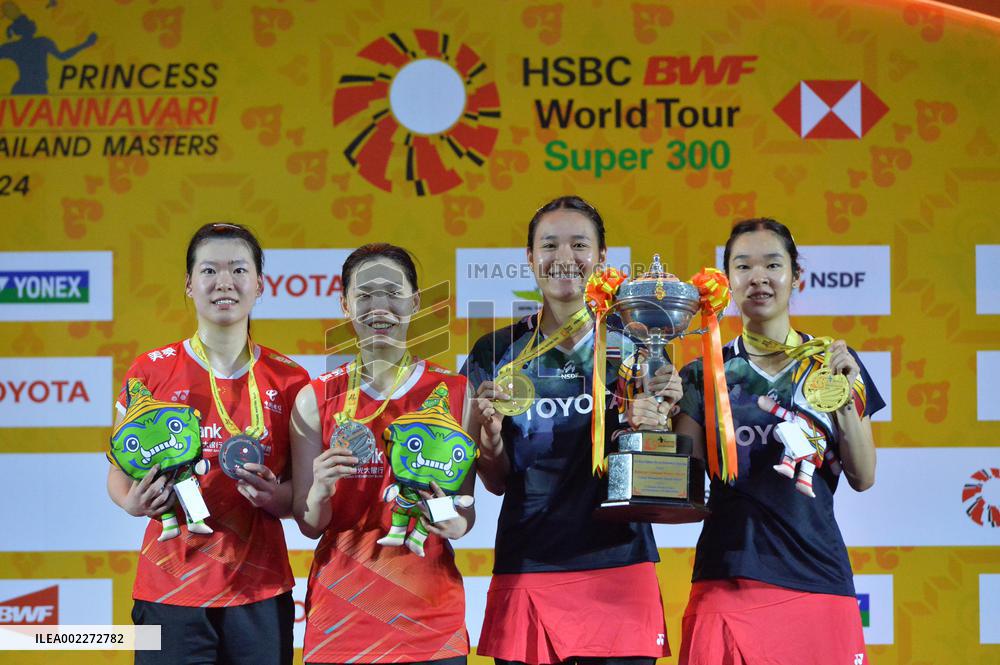 (SP)THAILAND-BANGKOK-BADMINTON-THAILAND MASTERS-WOMEN'S DOUBLES