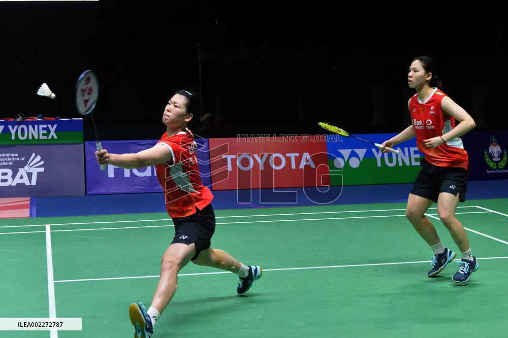 (SP)THAILAND-BANGKOK-BADMINTON-THAILAND MASTERS-WOMEN'S DOUBLES