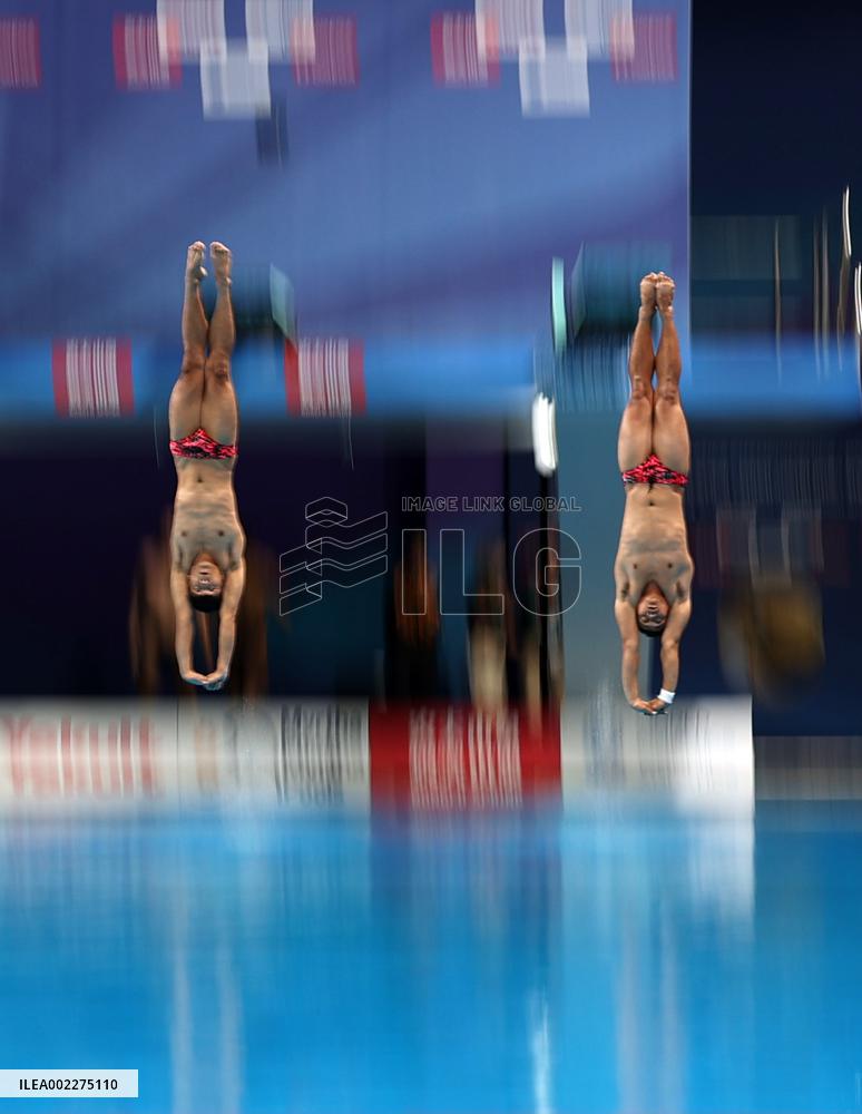 (SP)QATAR-DOHA-DIVING-WORLD AQUATICS CHAMPIONSHIPS-MEN'S 3M SYNCHRONISED