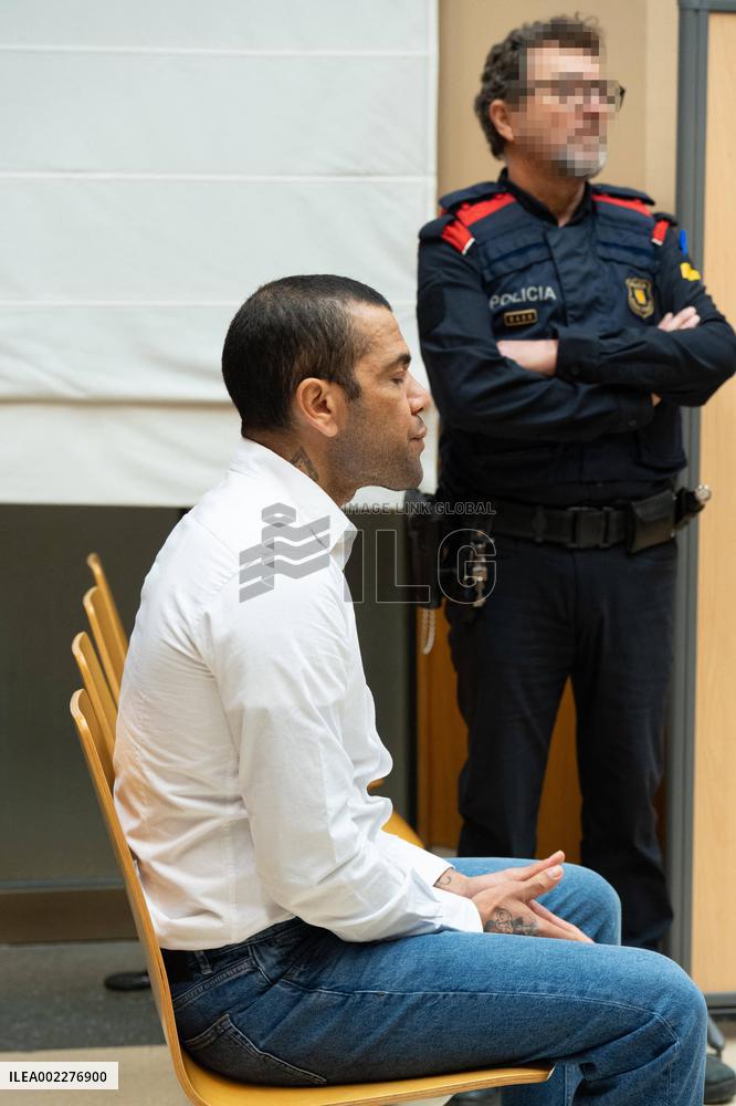 Dani Alves' Trial For Sexual Assault - Barcelona
