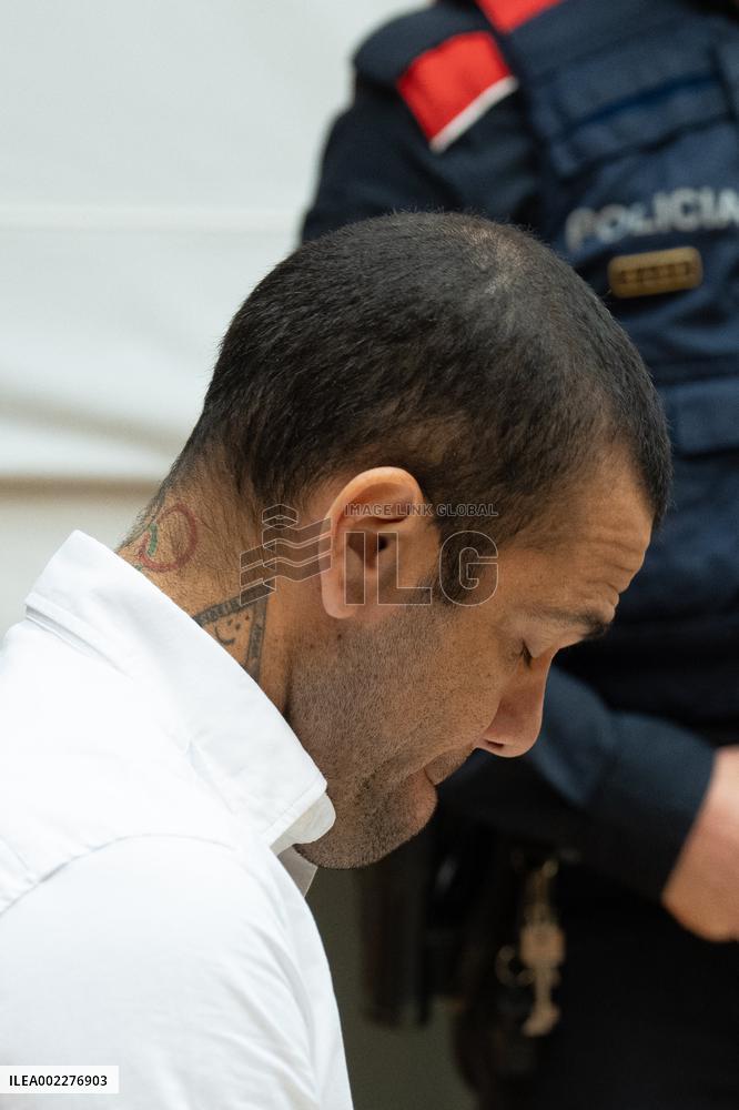 Dani Alves' Trial For Sexual Assault - Barcelona