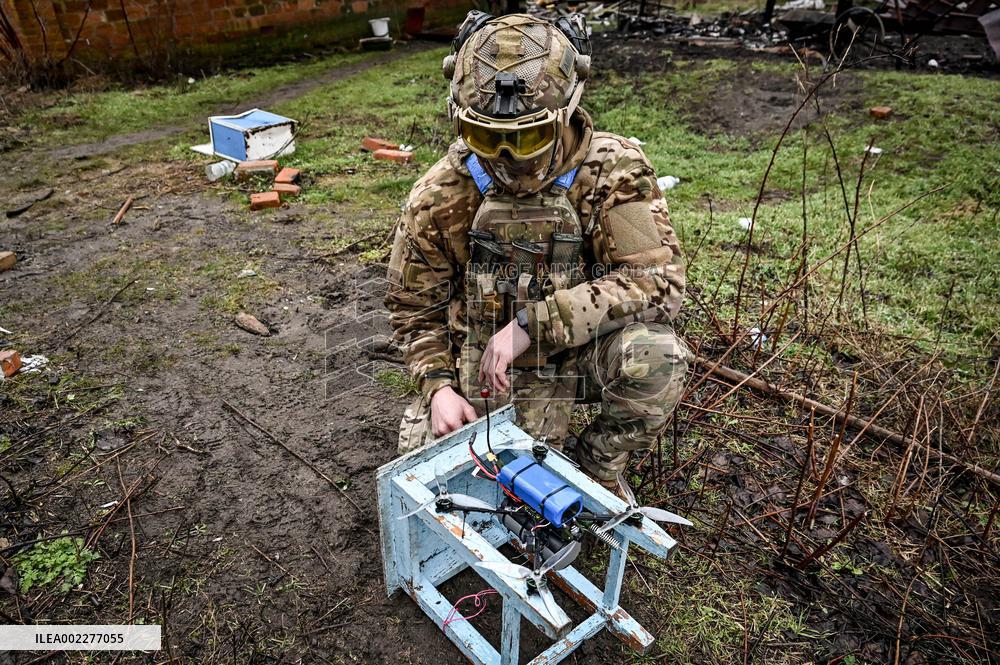 FPV drone pilots on Orikhiv axis