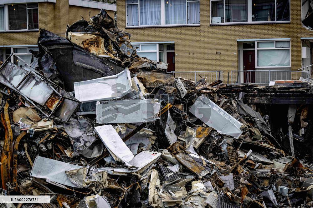 Aftermath Deadly Explosion - Rotterdam