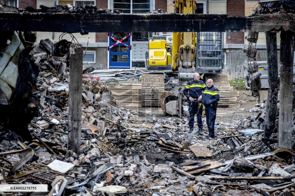 Aftermath Deadly Explosion - Rotterdam