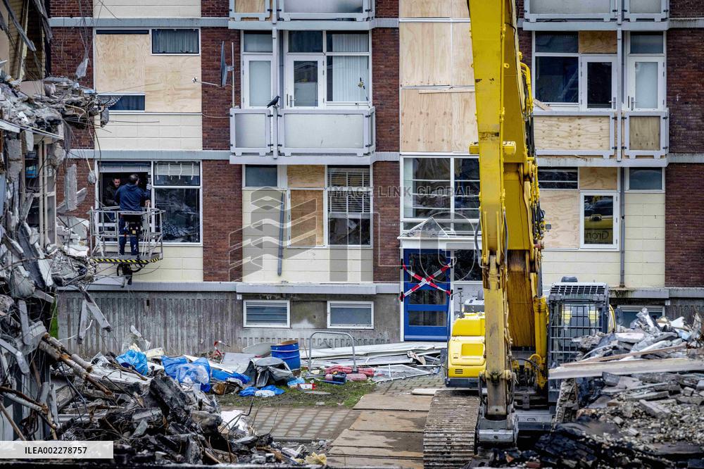 Aftermath Deadly Explosion - Rotterdam