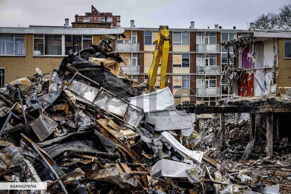 Aftermath Deadly Explosion - Rotterdam