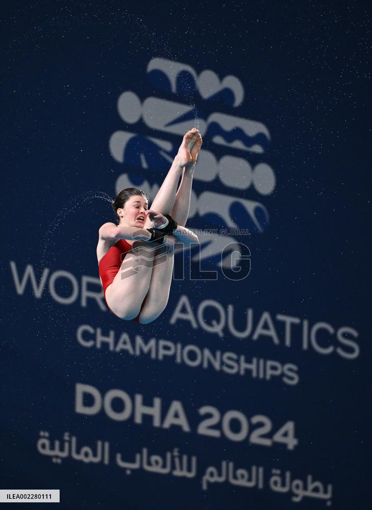(SP)QATAR-DOHA-DIVING-WORLD AQUATICS CHAMPIONSHIPS-WOMEN'S 10M PLATFORM