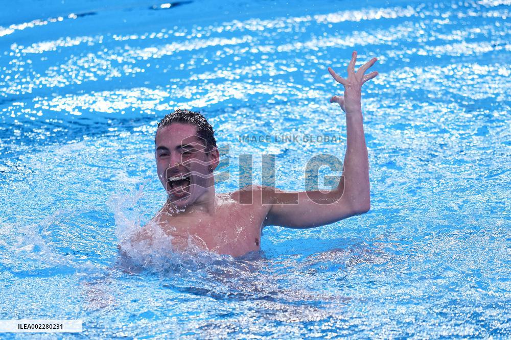 (SP)QATAR-DOHA-ARTISTIC SWIMMING-WORLD AQUATICS CHAMPIONSHIPS-MEN'S SOLO TECHNICAL