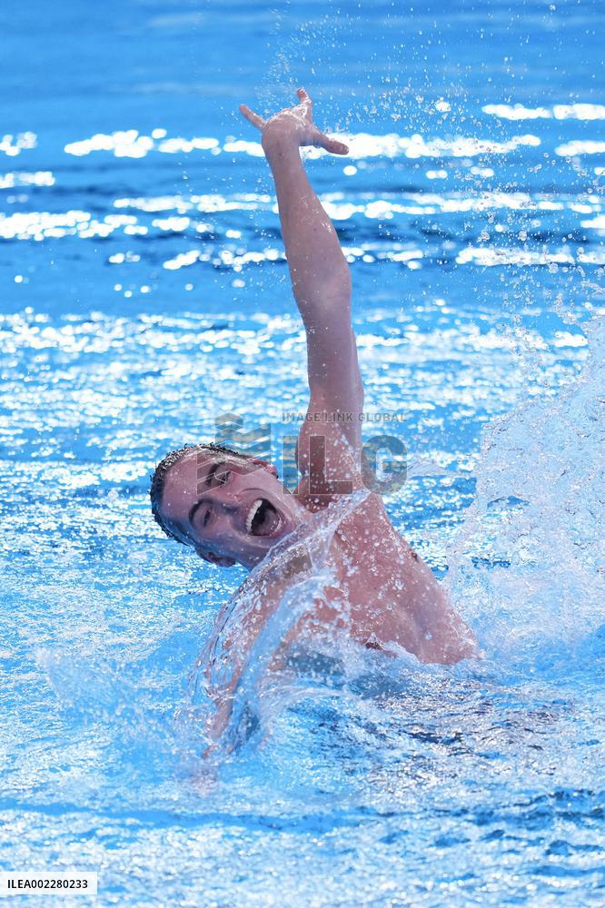 (SP)QATAR-DOHA-ARTISTIC SWIMMING-WORLD AQUATICS CHAMPIONSHIPS-MEN'S SOLO TECHNICAL