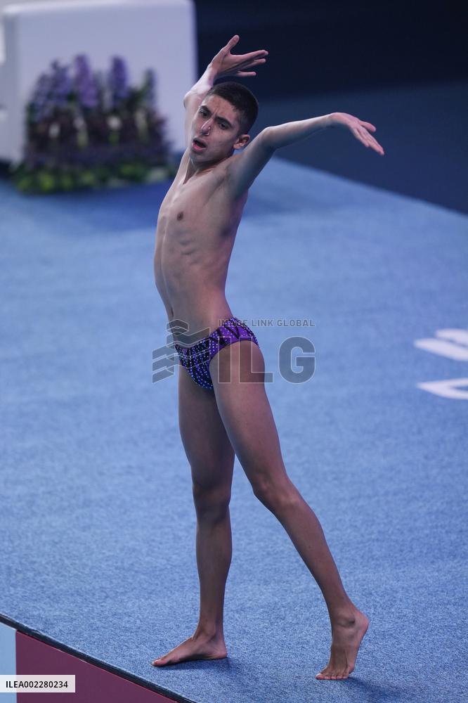 (SP)QATAR-DOHA-ARTISTIC SWIMMING-WORLD AQUATICS CHAMPIONSHIPS-MEN'S SOLO TECHNICAL