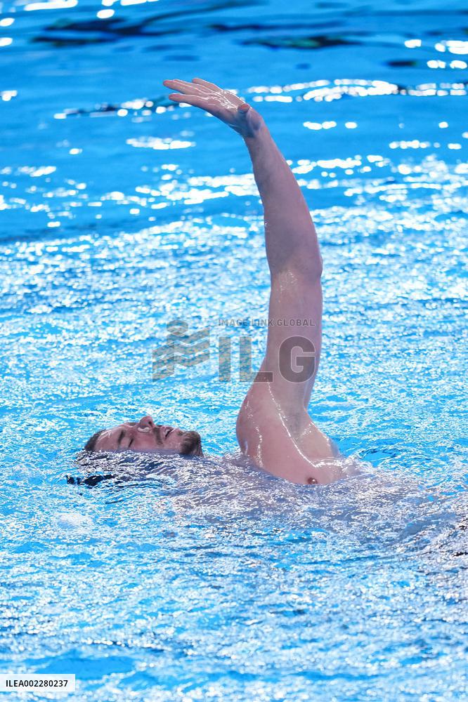 (SP)QATAR-DOHA-ARTISTIC SWIMMING-WORLD AQUATICS CHAMPIONSHIPS-MEN'S SOLO TECHNICAL