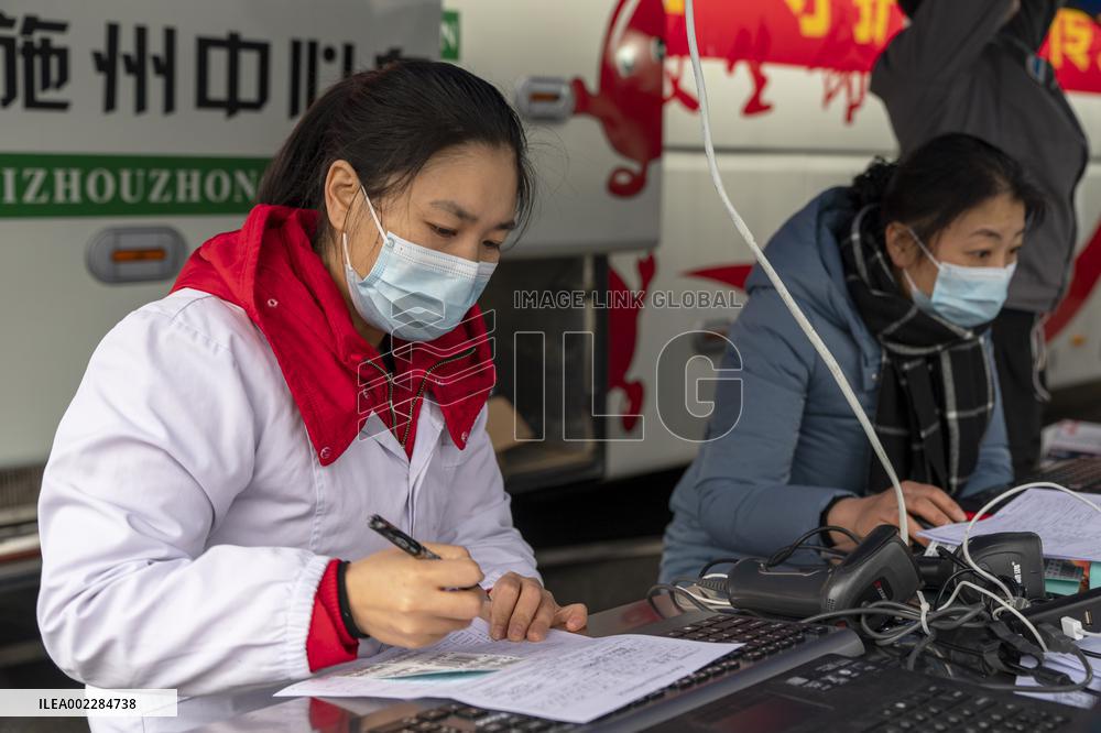 Voluntary Blood Donation in Enshi