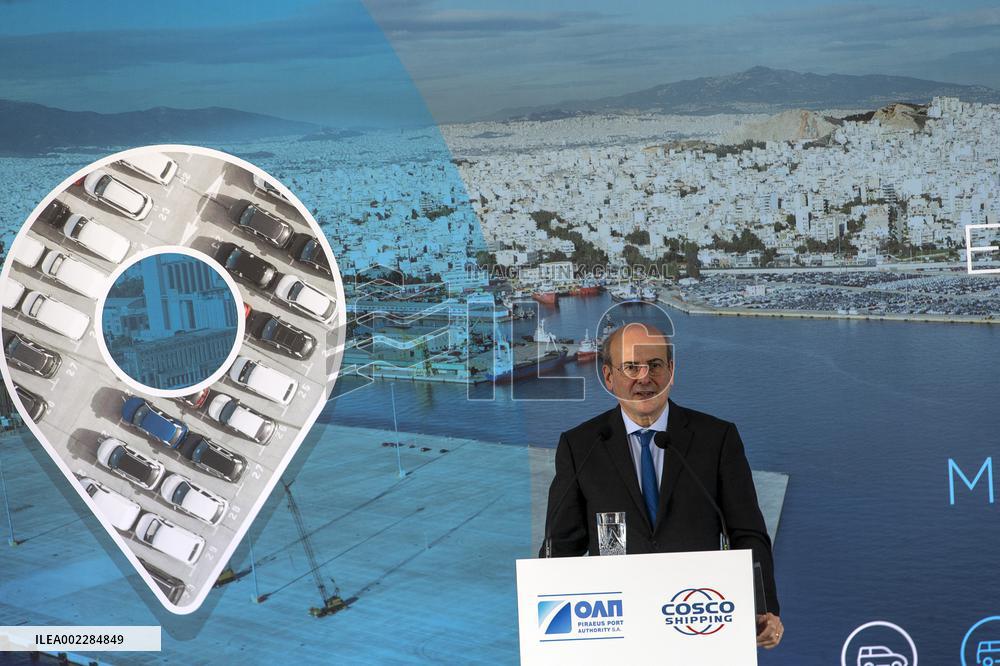 GREECE-PIRAEUS-PORT-CAR TERMINAL-INAUGURATION CEREMONY