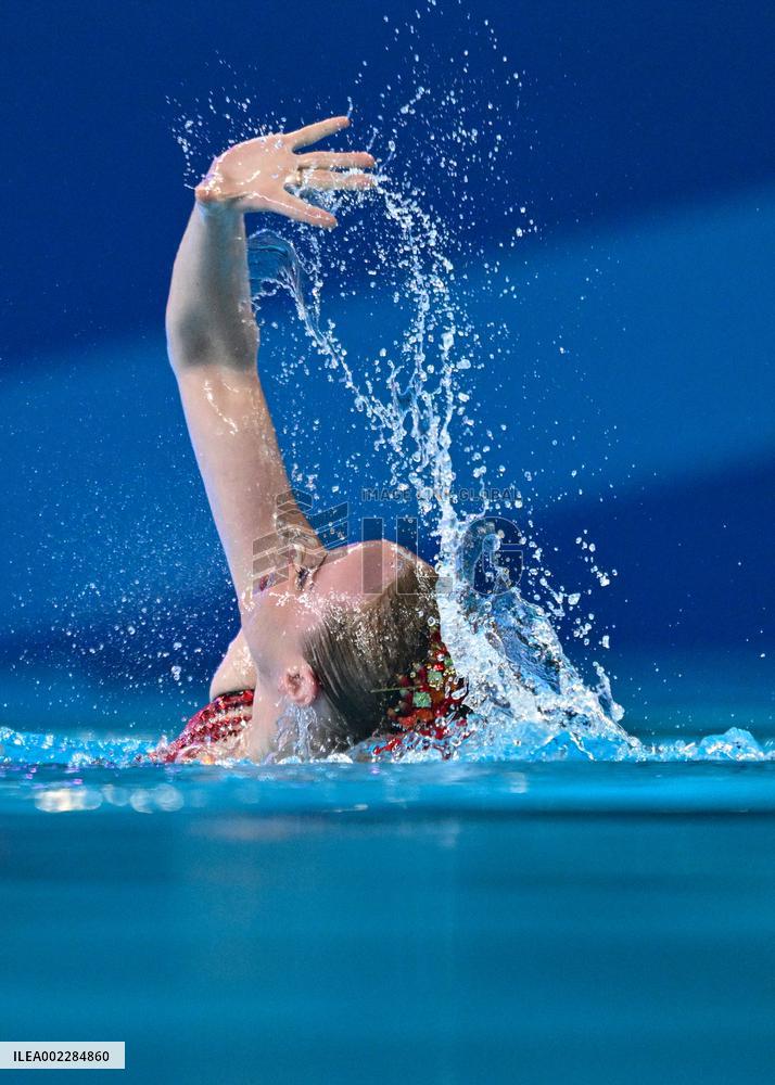 (SP)QATAR-DOHA-WORLD AQUATICS CHAMPIONSHIPS-ARTISTIC SWIMMING-WOMEN'S SOLO FREE