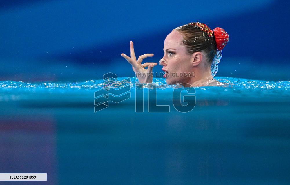 (SP)QATAR-DOHA-WORLD AQUATICS CHAMPIONSHIPS-ARTISTIC SWIMMING-WOMEN'S SOLO FREE