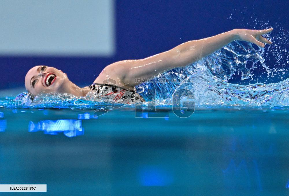 (SP)QATAR-DOHA-WORLD AQUATICS CHAMPIONSHIPS-ARTISTIC SWIMMING-WOMEN'S SOLO FREE