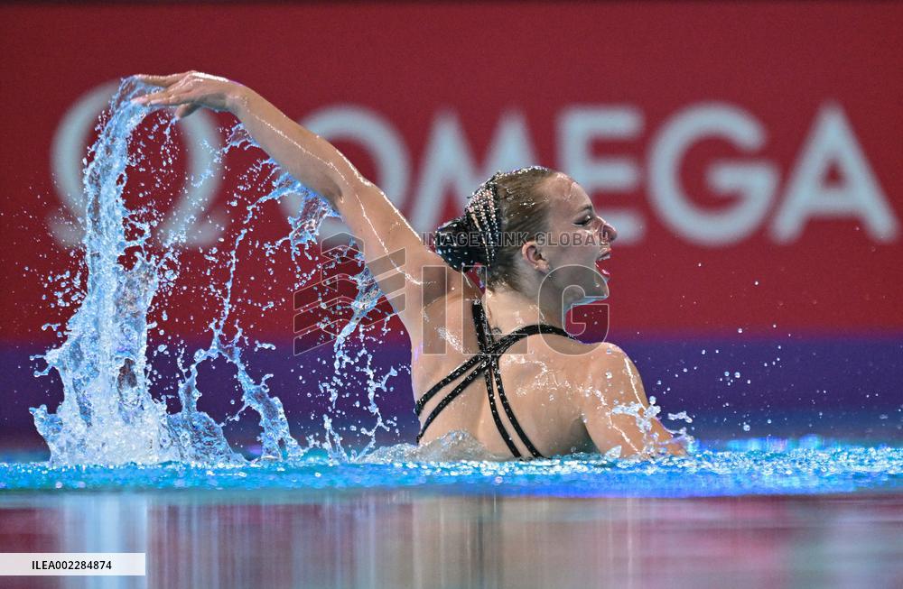 (SP)QATAR-DOHA-WORLD AQUATICS CHAMPIONSHIPS-ARTISTIC SWIMMING-WOMEN'S SOLO FREE