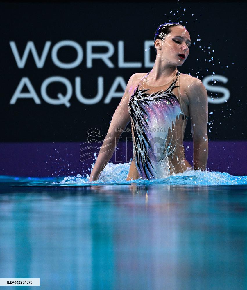 (SP)QATAR-DOHA-WORLD AQUATICS CHAMPIONSHIPS-ARTISTIC SWIMMING-WOMEN'S SOLO FREE