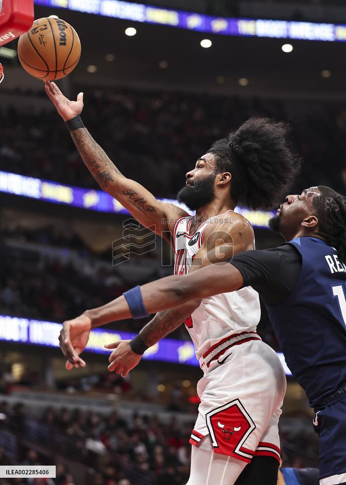 (SP)U.S.-CHICAGO-BASKETBALL-NBA-BULLS VS TIMBERWOLVES