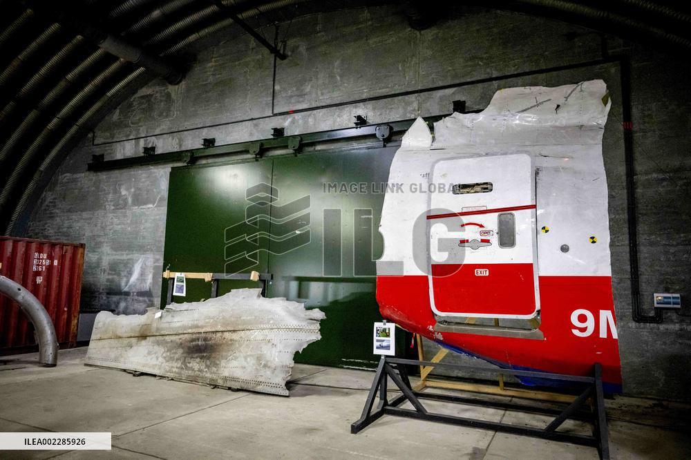 Reconstruction Of Wreckage Of aircraft MH17 - Netherlands