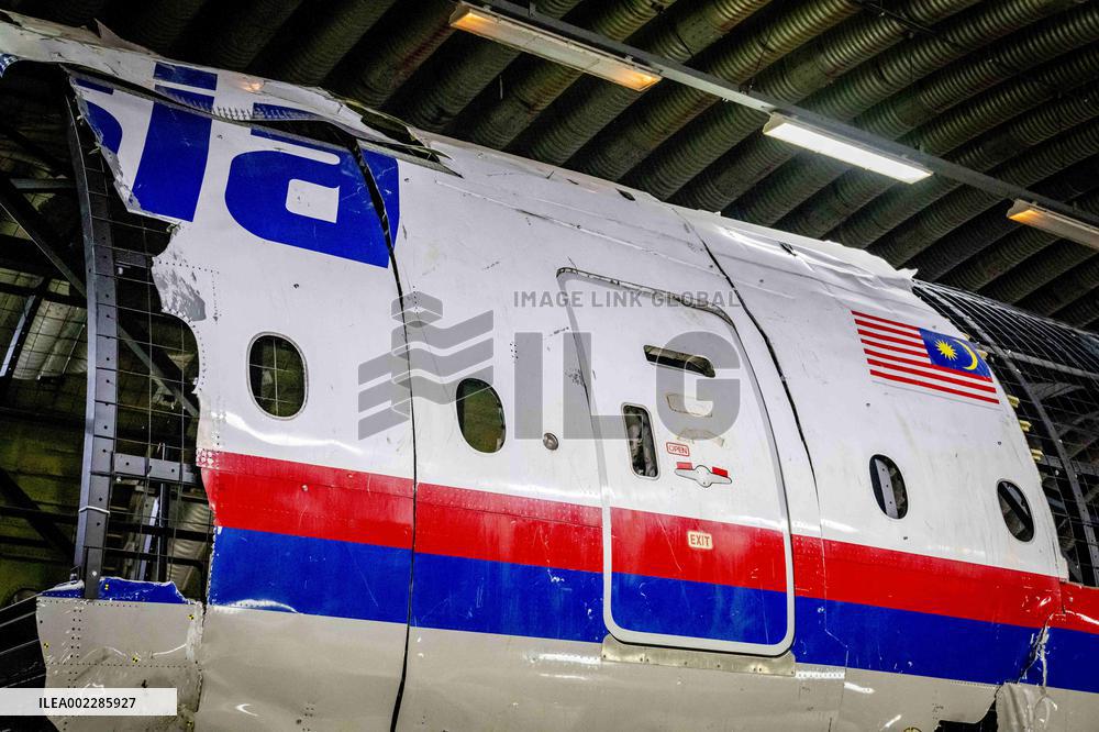 Reconstruction Of Wreckage Of aircraft MH17 - Netherlands